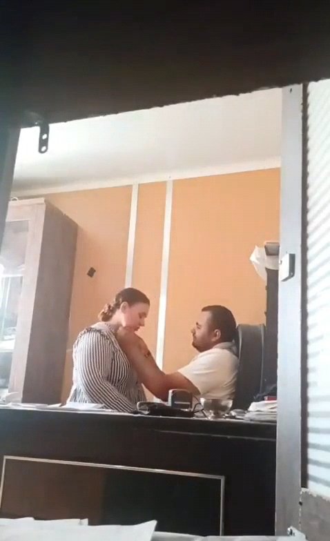 Cheater arab wife giving blowjob getting her pussy sucked and fucked by her employee in her office