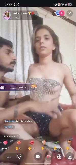 Baby Queen Hardcore Fucking With Husband On Chamet Live