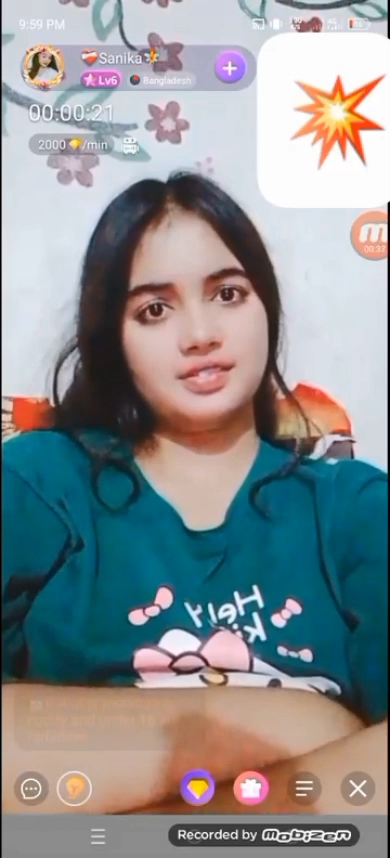 Bangladeshi Girl Sanika Showing Boobs And Pussy On Chamet Private Live
